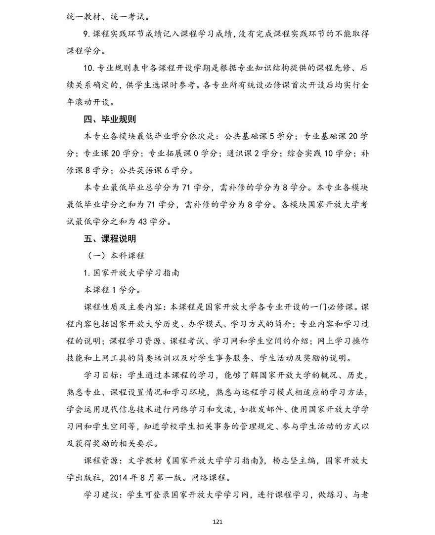 计算机科学与技术专业（本科）